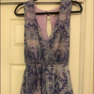 show me your MuMu romper! Purple and teal design